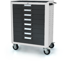 Trolley DVU 968 x 765 x 500 - basic - 8x drawers